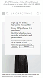 Mobile Screenshot of lagarconne.com